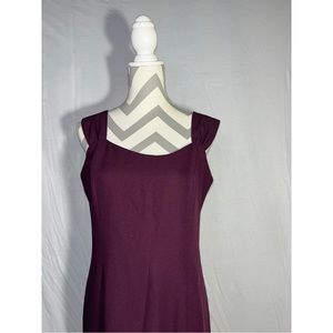 Plum formal maxi dress